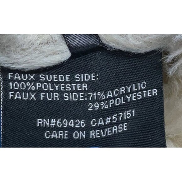 Vintage Wilsons Leather Brown Faux Suede & Fur Lined Hooded Boho Penny Lane Coat - Picture 7 of 9